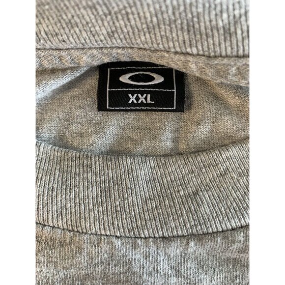 Oakley Grey T Shirt XXL Blue Graphic - Picture 3 of 5